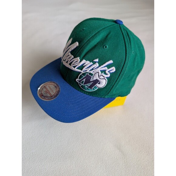 Mitchell & Ness Dallas Mavericks NBA Snapback Hat Hardwood Classics Adjustable - Picture 2 of 7
